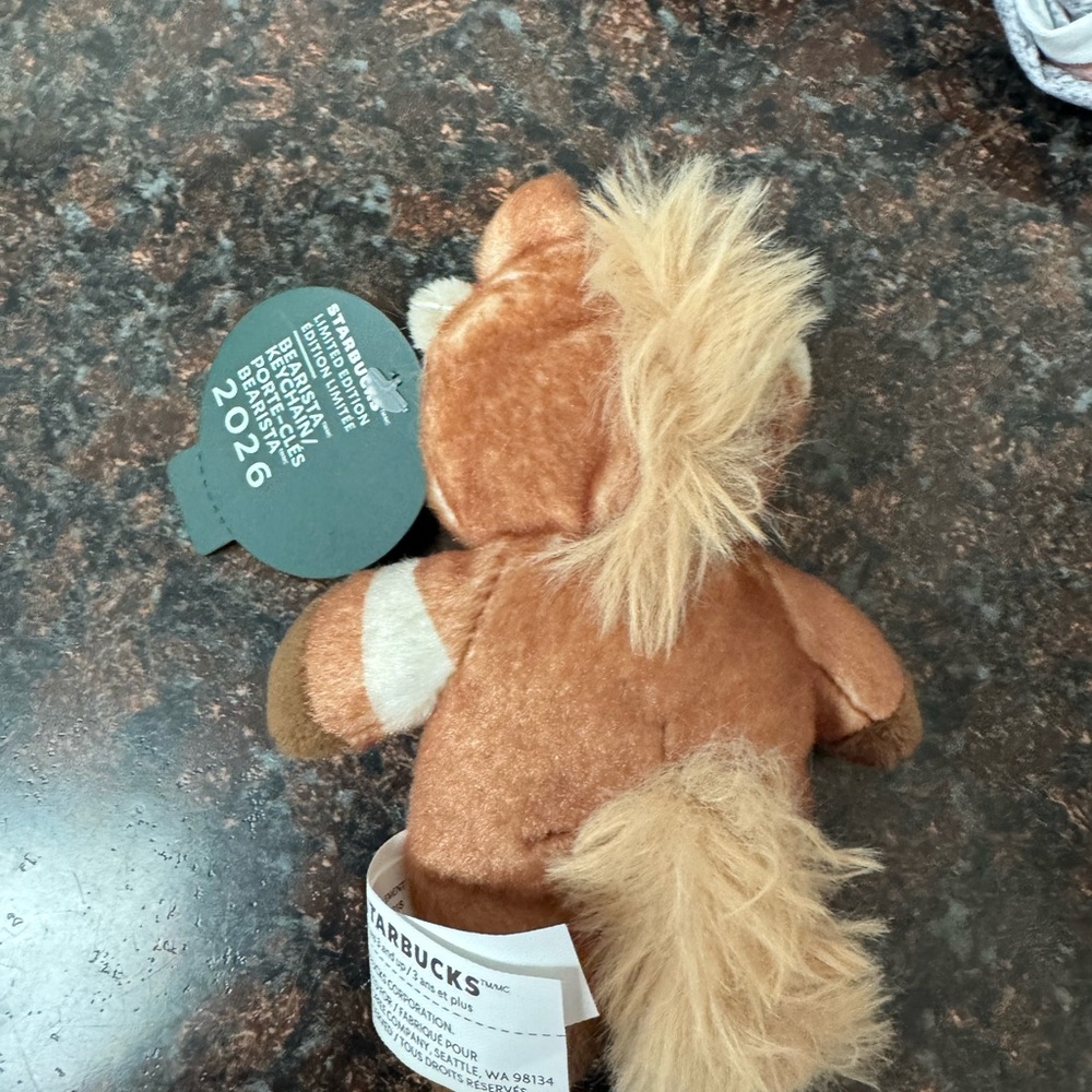 Starbucks bearista plush keychain - Picture 2 of 2